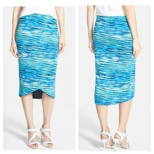 Trouve womens water color skirt medium